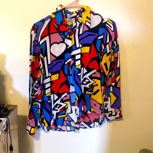 Spunky button up blouse